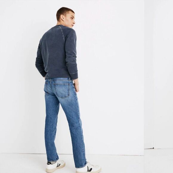 Madewell k6277 Slim Everyday Flex Jeans Eco Edition 32/30 Repaired - preowned - Picture 3 of 13